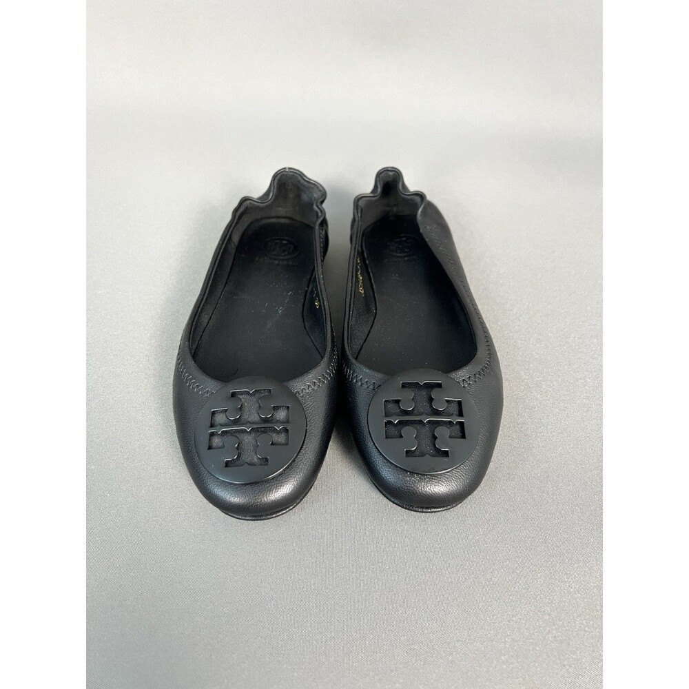 TORY BURCH Minnie Travel Ballet Flats Black size EU 36, US 5.5, UK 3.5
